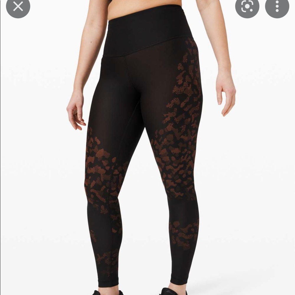 Lululemon Mapped Out Camo HR Leggings 28’